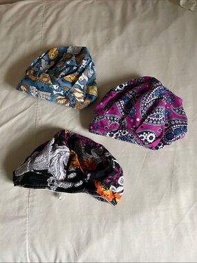 Women’s Cotton Chemo Headwear Slouchy Lightweight Beanie Caps Set of 3